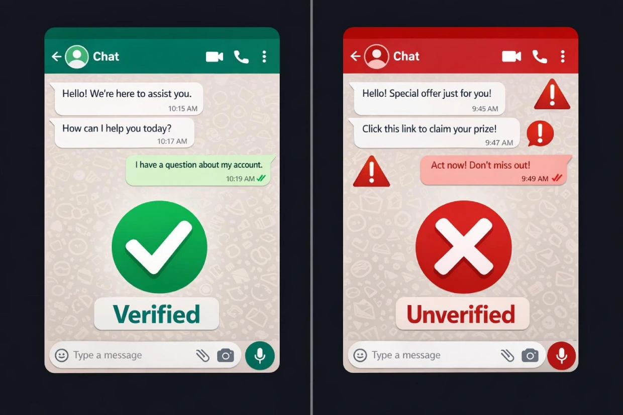 How to verify the official Mahadev Book WhatsApp number versus fake contacts